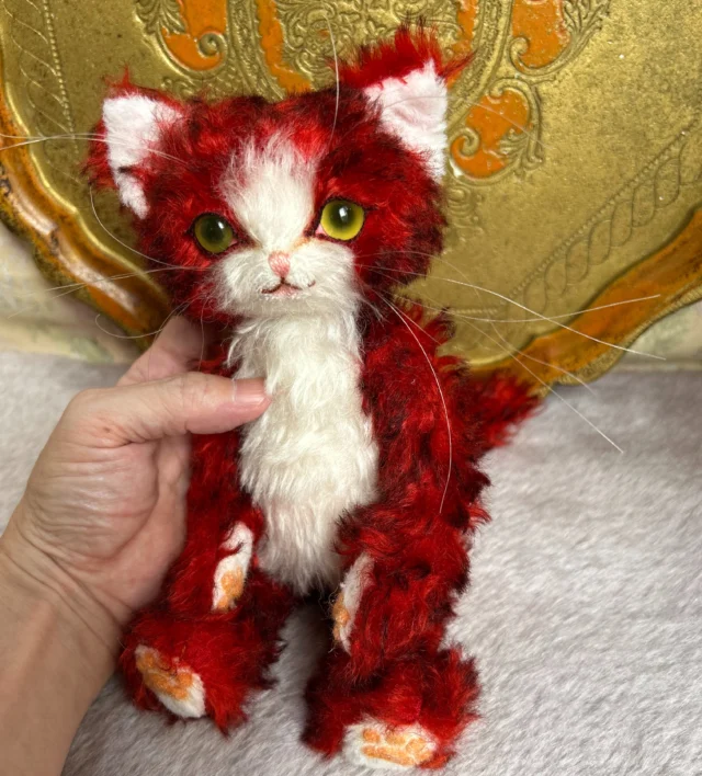 ジェリーベア - テディベアと、テディベアタイプのネコを作っています